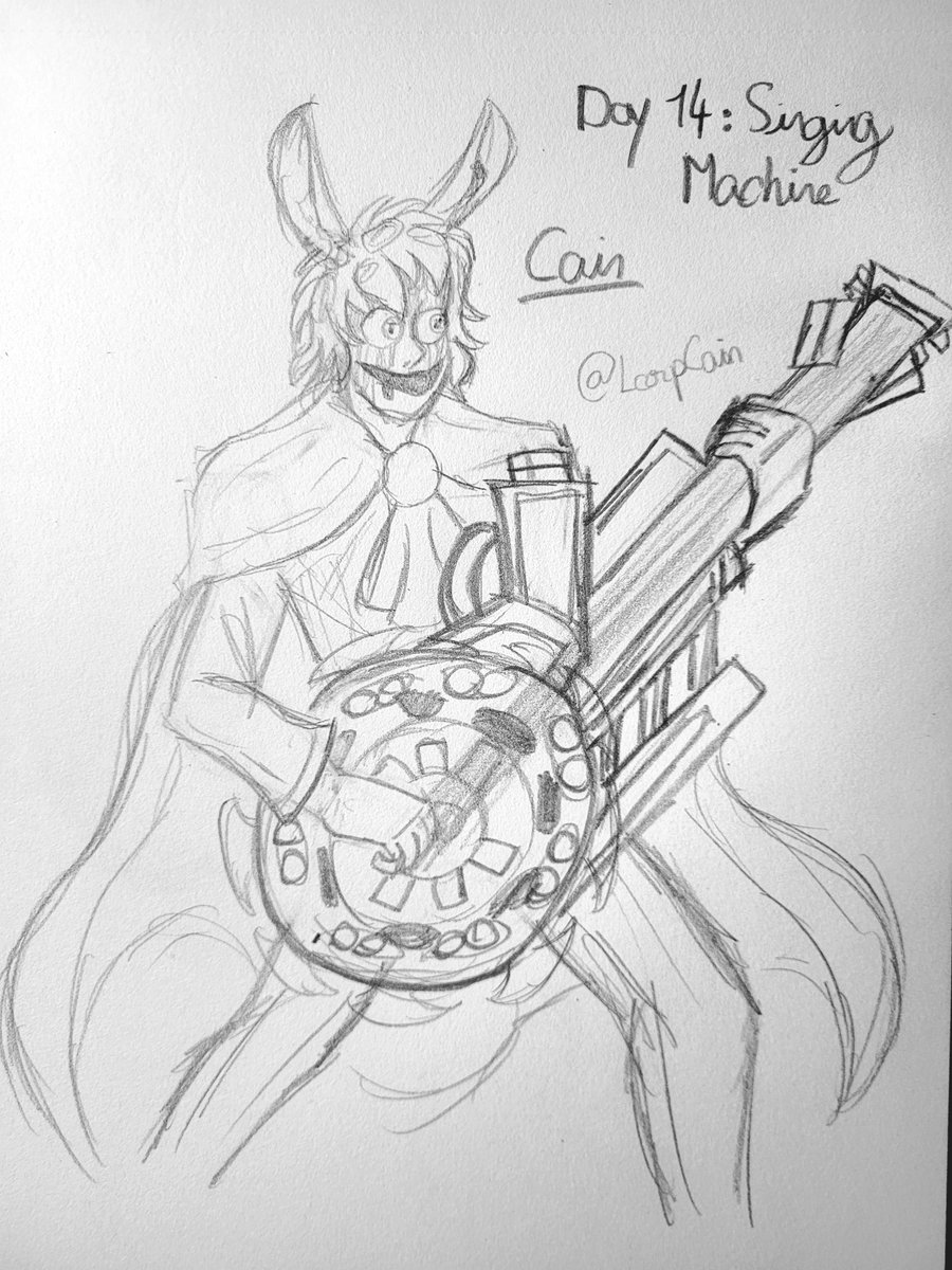 LuckyNuggetLoki's tweet photo. // Day 14: Singing Machine! #Egotober
With Cain from @Lcorpcain! https://t.co/ymZ0R4iLk9