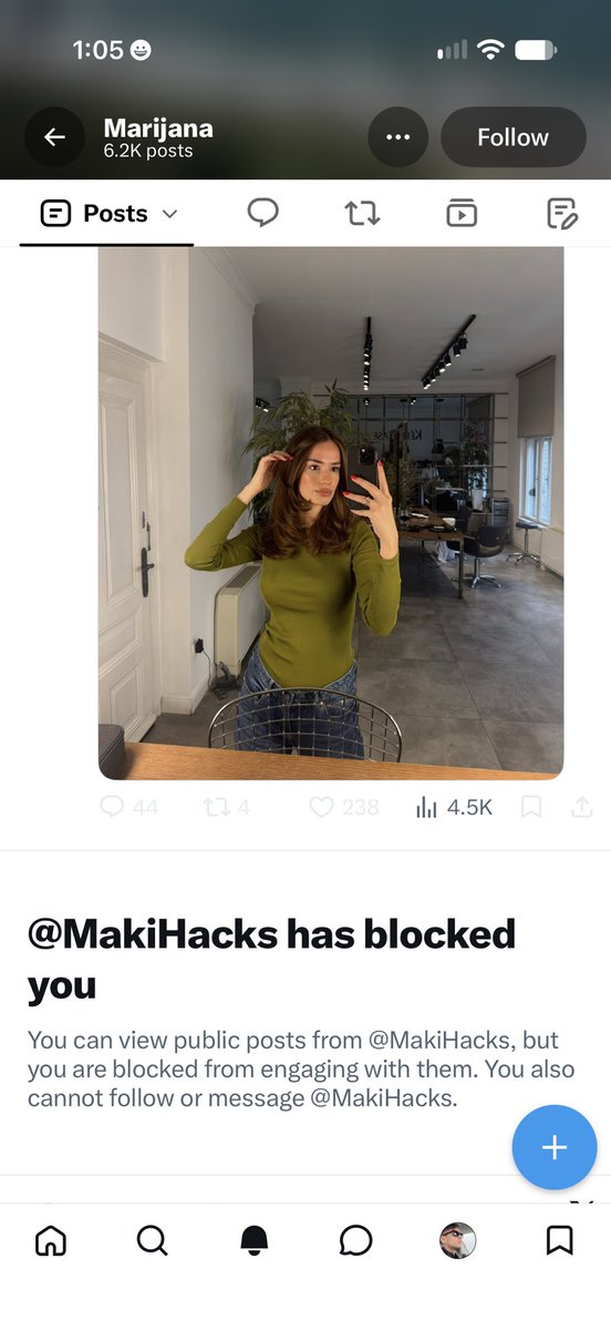 maker_merchant's tweet photo. Average girl boss interaction:

1. Posts retarded take
2. Gets destroyed by logic and reality
3. Narcissism posting to save ego
4. Learns no one is impressed by her
5. Blocks anyone pointing out reality

Rinse/repeat https://t.co/kTYg5GjSLn
