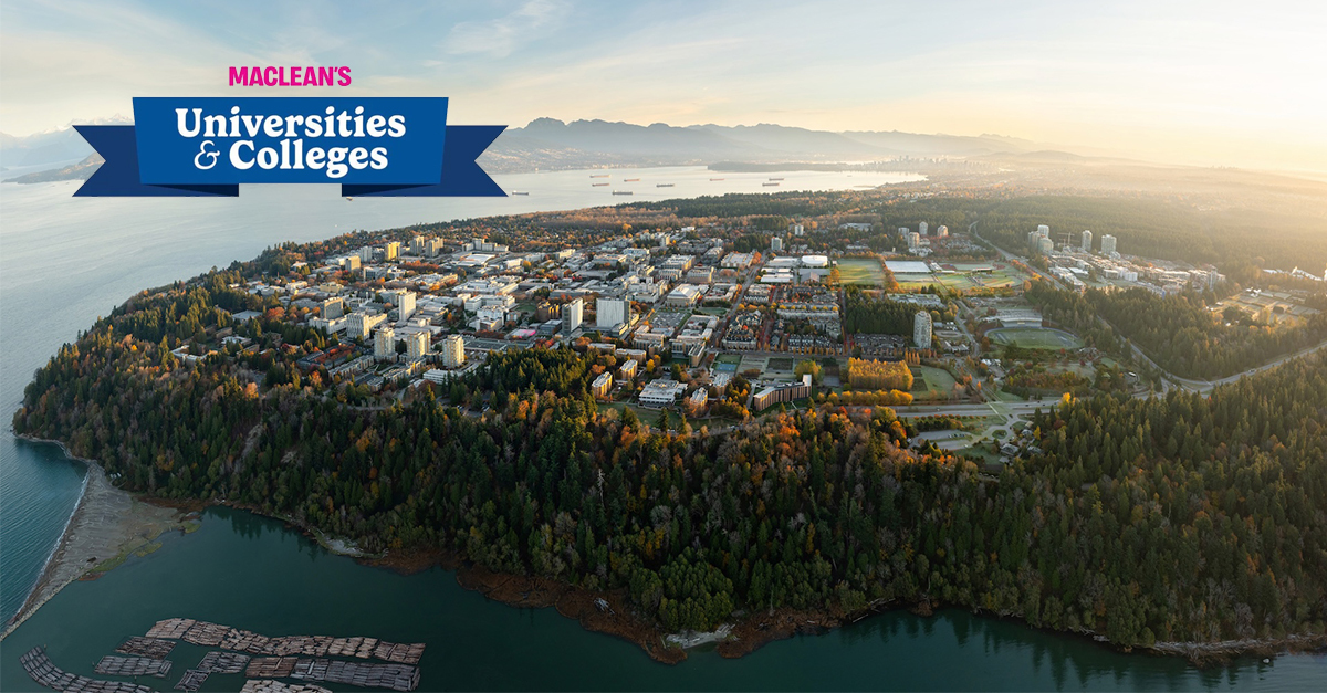 UBC's tweet photo. UBC ranks 1st for 'research impact’, 2nd for ‘reputation’ and 3rd overall in Maclean’s 2027 University Rankings—a testament to UBC’s role as a leading research powerhouse, and to how UBC’s innovations and discoveries are advancing knowledge and improving lives. 

See the full rankings here: https://t.co/uL2fddqm67

@ubcokanagan