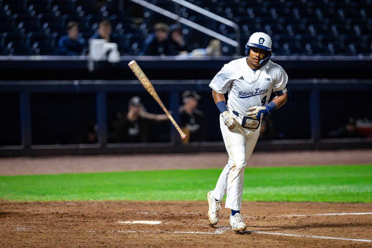PennStateBASE's tweet photo. First game action in the three stripes

\\\

#WeAre https://t.co/q7uqAYFjDe