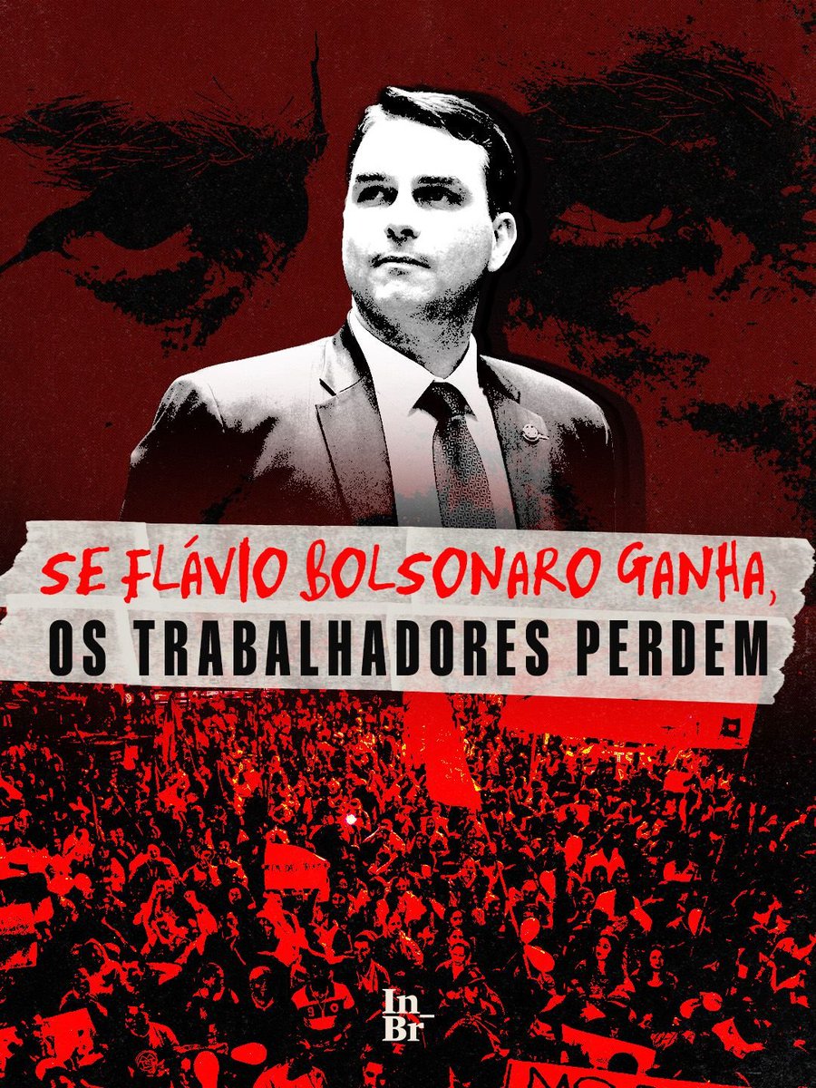 SiteJamesons's tweet photo. Se o Flávio Bolsonaro ganha, os trabalhadores perdem. https://t.co/GnwPBFALAK
