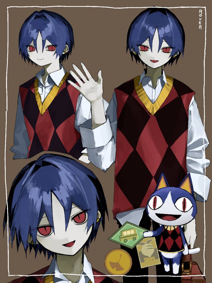Azzma0000's tweet photo. みしらぬネコ ※どう森擬人化 https://t.co/LQabiV9oBG