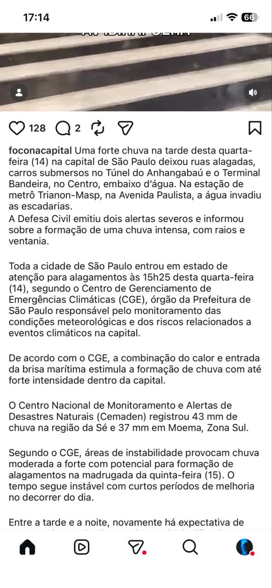 sunightbunny's tweet photo. Armys que vem para sp, hoje estava um dia lindo, amanheceu sem chuva e nd. O tempo virou do completo nada e agora temos ruas alagadas, então não vão por essa de previsão do tempo. Se cuidem no show, e se necessário saiam das filas durante o dia tb! Pq aos arredores do Morumbi https://t.co/CBaE6UH5Qw