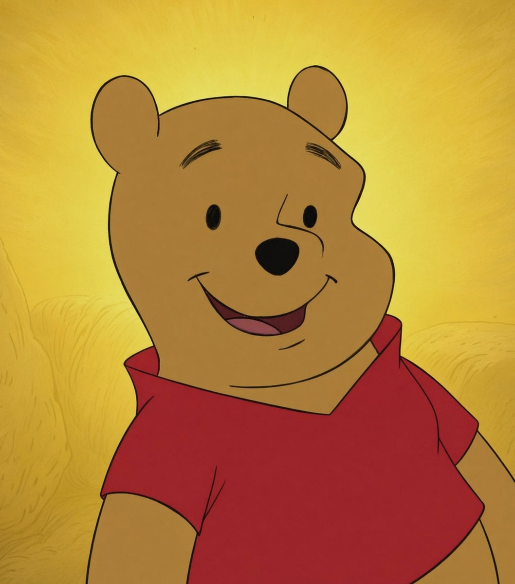 CartoonsOTMoon's tweet photo. Winnie Pooh está cumpliendo 100 AÑOS el día de hoy. https://t.co/bSNCs3OmRu