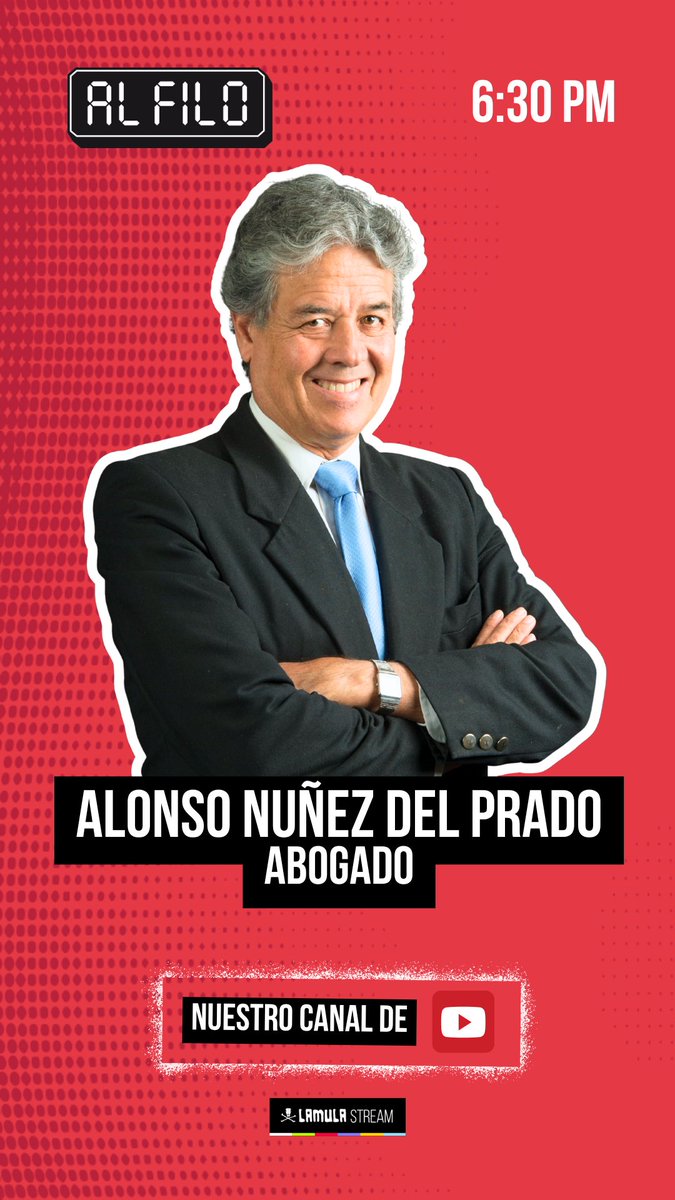 lamula's tweet photo. 🚨 Hoy en #AlFilo con Javier Torres (@javierto65):
📚 ¿Por qué el Perú sigue tropezando con los mismos problemas? El abogado Alonso Núñez del Prado (@jfalonso25) nos visita para conversar sobre su libro El bosque y no los árboles, una obra que examina los aciertos y desaciertos de los gobiernos peruanos y profundiza en los problemas estructurales que persisten en nuestra sociedad.
🔎 ¿Qué errores se repiten a lo largo de nuestra historia política? ¿Qué nos impide enfrentar los problemas de fondo y construir un país diferente?
📍 Al Filo, hoy a las 6:30 p. m. por #LaMula.
🔴 Conéctate en vivo, opina y participa: https://t.co/OiDI3R3lL2