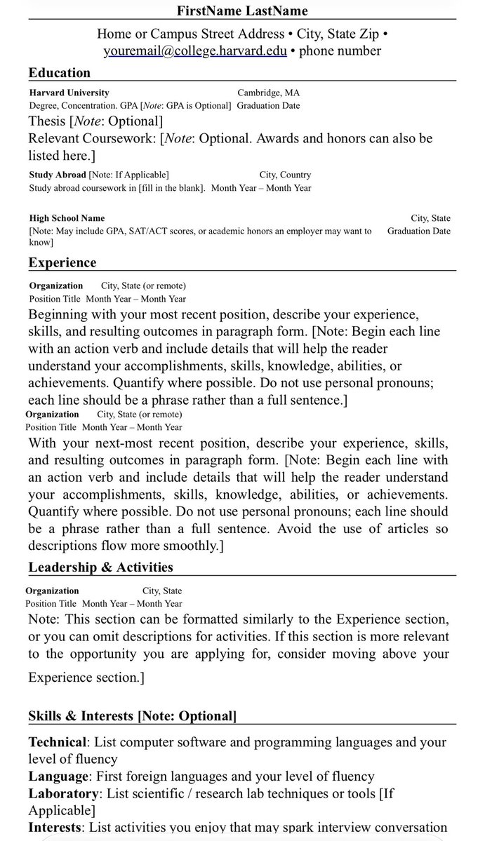 __meltx's tweet photo. ขอแชร์ template cv/resume ที่ใช้ในการสมัครงานนะคะ เทมเพลตนี้ใช้ยื่นสมัครได้หลายที่ ยิ่งสายงานไหนเน้นความ professional แนะนำให้ใช้แบบนี้นะ เพราะ hr กวาดตาอ่านง่าย+ระบบ ai screen จะเจอคำง่าย แล้วถ้าใครอยากทำงานบริษัทต่างชาติคือควรใช้แบบนี้เลย 

เนื้อหาใน CV สิ่งที่สำคัญคือ bullet ของ experience กับ skill * แนะนำว่าควรเขียนปสก.ให้สอดคล้องกับงานที่จะไปสมัคร ไม่ควรทำแบบหว่าน ให้ทำไว้หลายๆ version ตามสายงาน* 
ยิ่งถ้าเรามีบริษัทไหนในใจแล้ว ควรมาดูว่าใน jd/qualification ของบริษัทนั้นๆ เค้ากำลังเน้นหาคนแบบไหน แล้วเขียนประสบการณ์กับพวก skill ต่างๆให้เข้ากับที่นั้นๆไปเลย จะมีโอกาสโดนเรียกสูง 

📍ส่วนอันนี้ถ้าใครอยากดู template วิธีการเขียนเพิ่มเติมในสายงานอื่นๆ หรือใช้ในการสมัครเรียนป.โท-เอก มาดูของ harvard เป็น ref. ได้นะ 
https://t.co/2uSmM74vUa
