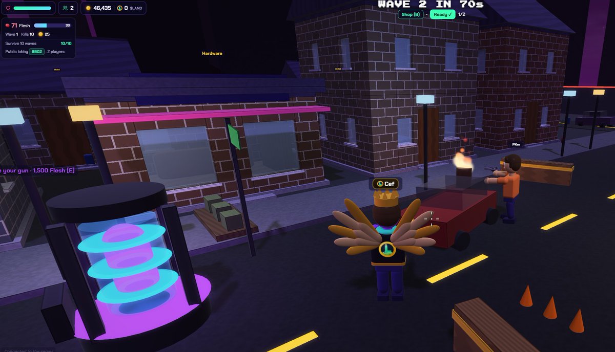 LaunchLandSol's tweet photo. Come join us in zombies (code top left) https://t.co/7HRi02CT9f