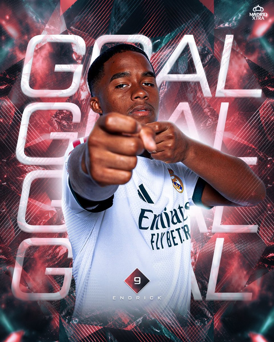 MadridXtra's tweet photo. 🚨 GOAL! ENDRICK! https://t.co/Gu0X2WLqI2