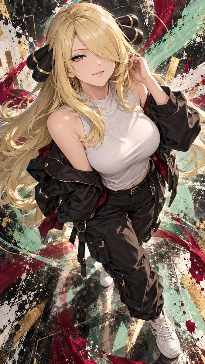 WaifuAI_Studio's tweet photo. モダンなストリートスタイルのシロナを、ダイナミックなアート背景で。🖤✨ クールさと上品さが際立つ、印象的な一枚。
#Cynthia #Shirona #Pokemon #PokemonArt #AnimeArt #AnimeGirl #Streetwear #UrbanStyle https://t.co/4oWwjR1boG