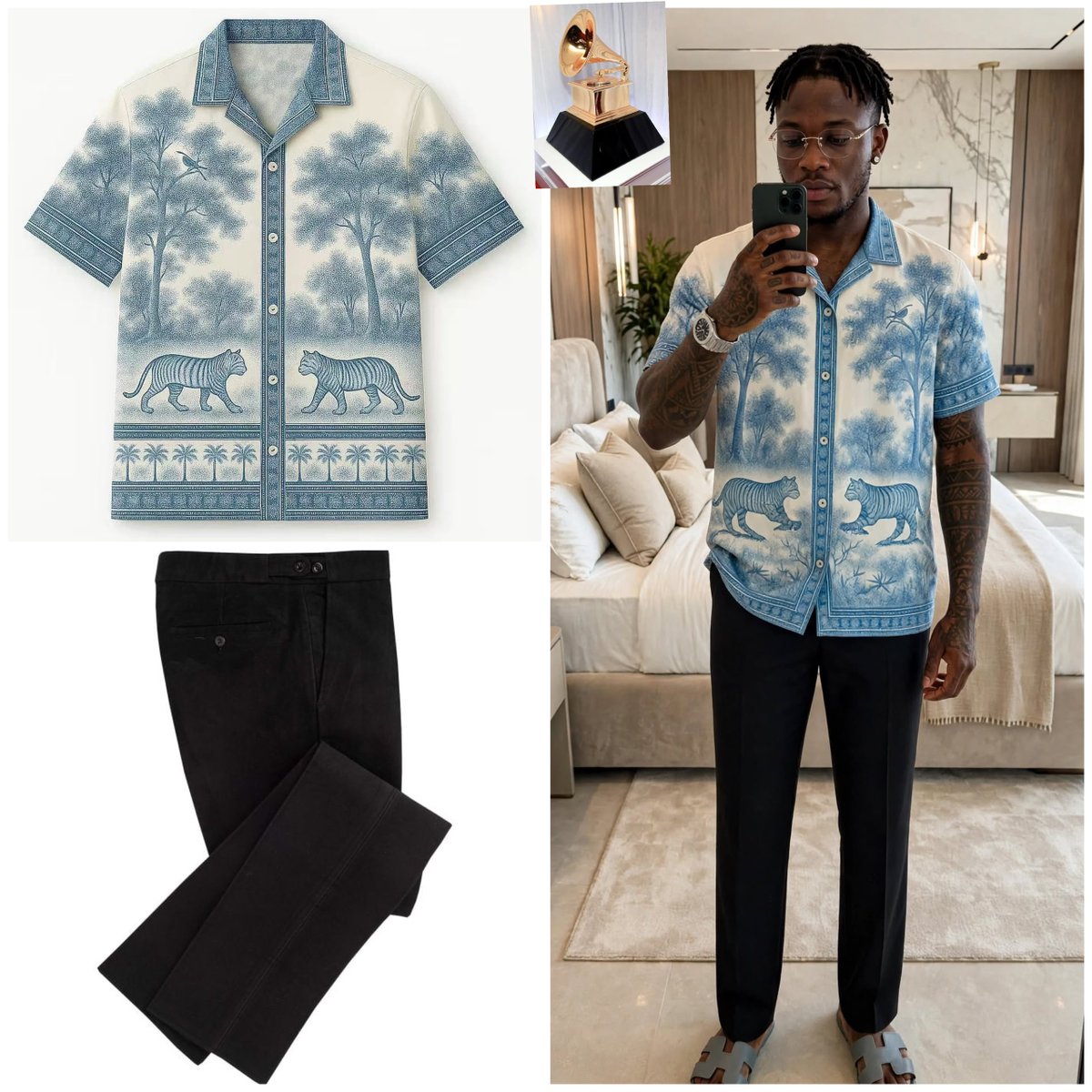 MohhRemmy's tweet photo. Shirt       N22,000
Pant        N27,000

#verydarkman #BBNaija #lagoslife IREV INEC Adeleke Wike Obasanjo Dangote Farage Adeyemi Prof. Nentawe Yilwatda Toluwanisings Davido Ibos Best Music Film Asiwaju Ghana Long Live Lagos Ochacho Adeyemi Osimhen President Tinubu APC https://t.co/kjZAHYsGca