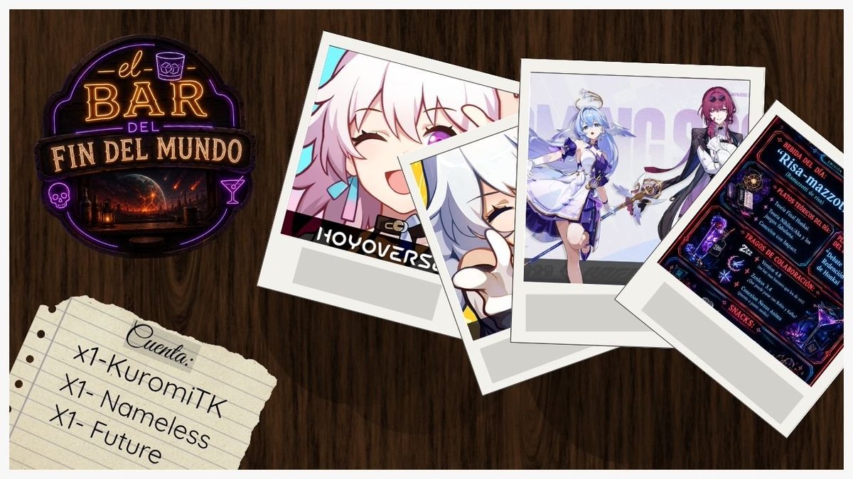 NotKuroTK_1's tweet photo. 𝐵𝐴𝑅 𝐷𝐸𝐿 𝐹𝐼𝑁 𝐷𝐸𝐿 𝑀𝑈𝑁𝐷𝑂 🎭 #3

-𝐻𝑂𝑁𝐾𝐴𝐼 𝑆𝐸 𝑀𝑈𝐸𝑅𝐸? 🫠
-𝐶𝑂𝑁𝐸𝑋𝐼𝑂𝑁 𝐻𝑆𝑅-𝐴𝑁𝐼𝑀𝐴 🌉
-𝑃𝐴𝑅𝑇𝐸 1? 🎥
-𝐾𝐴𝐹𝐾𝐴 𝑉𝐼𝐸𝑁𝐸 𝐴 𝑍𝑍𝑍!! 🍼

ʏᴀ ꜱᴀʙᴇɴ ᴅᴏɴᴅᴇ •×🐺💎×-> 
https://t.co/4sSXzFQTSd https://t.co/olvYkKDCqr