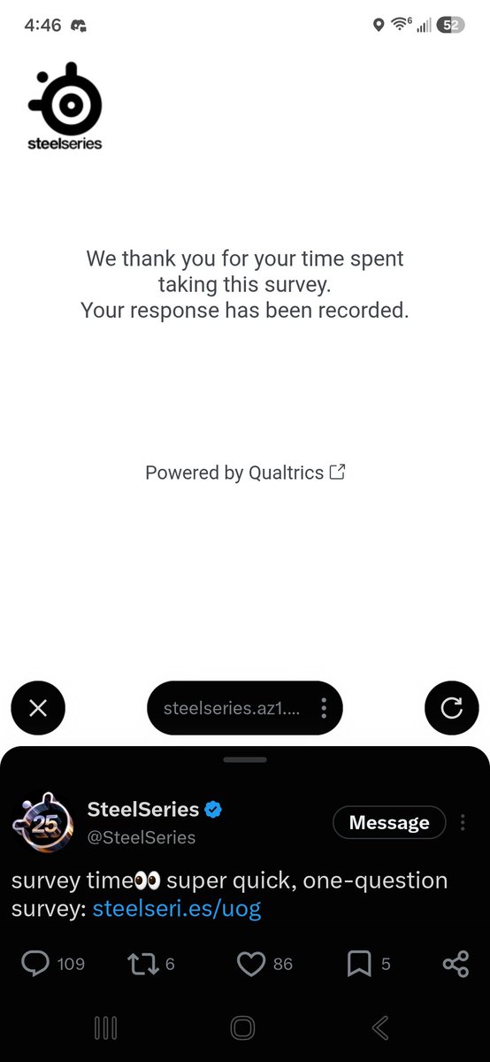 BellaLessai's tweet photo. @SteelSeries Done! Been eyeing a potential headset upgrade from my trusty Arctis 5. https://t.co/yuLGTz6cXj