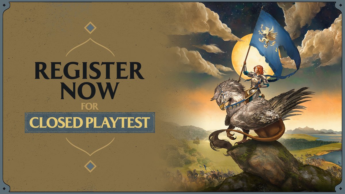 MightMagicGame's tweet photo. Registrations are open! Get a chance to play Heroes of Might and Magic III Remake in our Closed Playtest this November ⚔️

Register here 👉 https://t.co/kwefkG18Pn https://t.co/8VyeRhCIoH