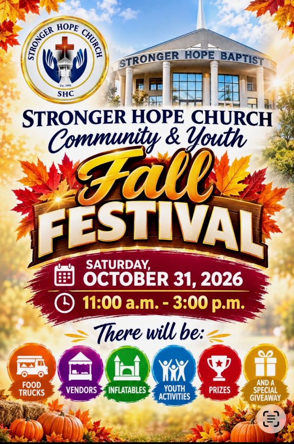 STRGERHOPE's tweet photo. FREE! FREE! FREE!
COME ONE, COME ALL!
FAMILY FUN, FALL FESTIVITIES &amp; COMMUNITY FELLOWSHIP — ALL IN ONE PLACE
 Stronger Hope Church is bringing the FALL FUN to Jackson, and the surrounding areas. YOU'RE INVITED! https://t.co/SYudKI5XN5