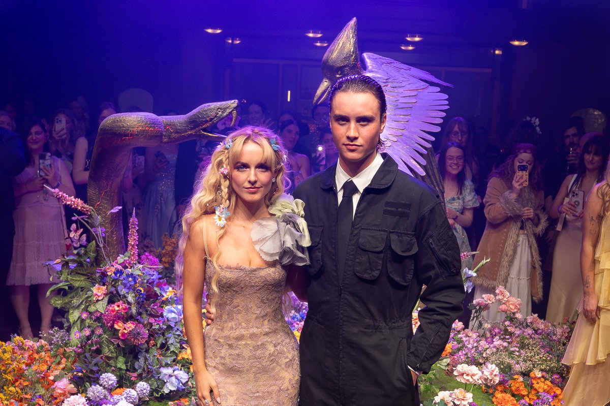 DEADLINE's tweet photo. McKenna Grace and Joseph Zada at a 'The Hunger Games: Sunrise on the Reaping' fan event in Sydney, Australia

(Photo: Lionsgate)

More details on the film here: https://t.co/JkFAI6Ozsk https://t.co/KsyWlZZoEN