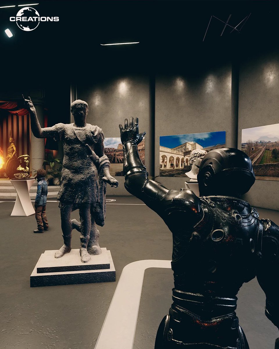 StarfieldGame's tweet photo. Welcome to the Terran Heritage Museum, the latest attraction in New Atlantis. 🏙️

In this achievement-friendly Creation by @A_Single_Click, embark on six new quests and encounter new souvenirs, melee weapons, a new follower, and more!

More info: https://t.co/0qZf68iYOA https://t.co/U1wBzhBGYC