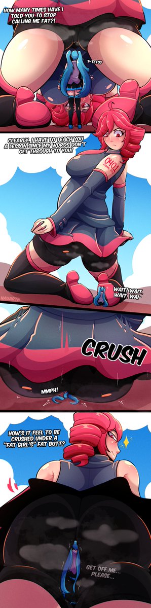 NauartN's tweet photo. Kasane Teto &amp; Hatsune Miku - Commission
---
#SizeTwitter #Giantess https://t.co/JHduh1cL2K