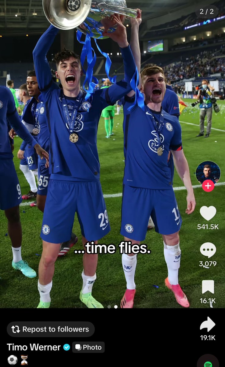 ChelseaInPhotos's tweet photo. Timo Werner on tiktok 🥲💙 https://t.co/XOjgDrUUAo