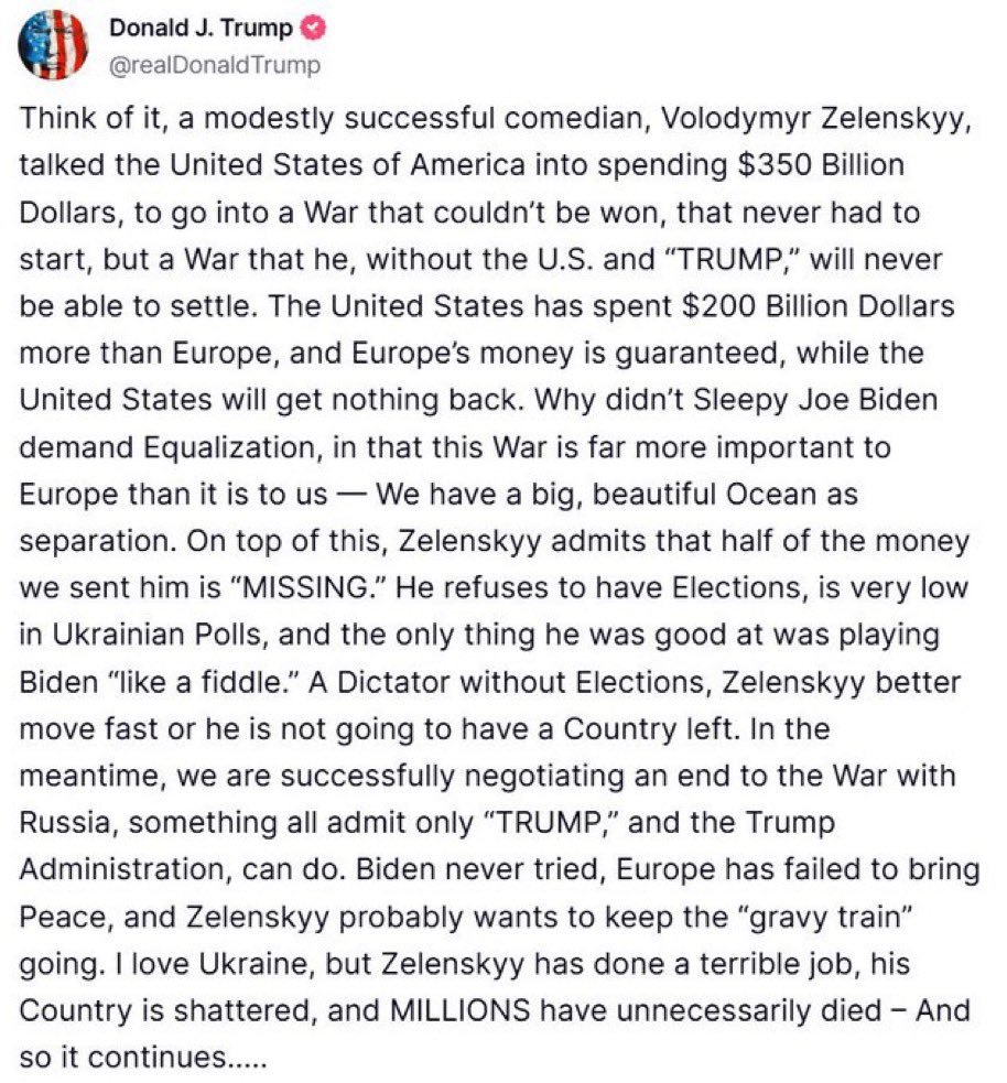 JayinKyiv's tweet photo. Trump is now obsessed with Zelensky, praising Putin, on a 24/7 tirade, as the electorate readies to absolutely destroy the @GOP. https://t.co/PGyymgD1vu