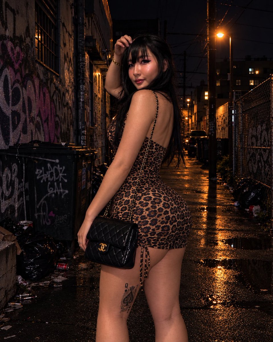 MissLenax__'s tweet photo. Hi, I'm new to this city. Is there anyone who could show me around? - ♡ 🇨🇳🐷

This place is full of refugees and criminals—it's paradise. - ♡

I hope they notice the tattoo on my thigh soon, and that I'm not wearing any underwear - 💗

Its time for #Reparations - 🦍🖤✊🏿 https://t.co/S6OKsZayiu