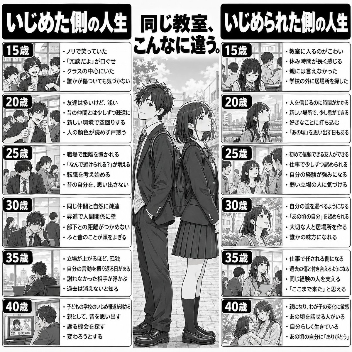 rs_h4_na's tweet photo. 同じ教室にいた二人。
数年後のリアル。 https://t.co/FB4JIt5noy