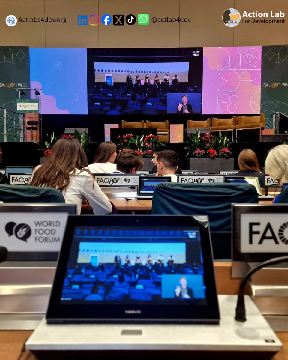 ActLab4Dev's tweet photo. It’s Day One of the 2026 World Food Forum and Rome Water Dialogue! #ACTLAB #RomeWaterDialogue #Delegate https://t.co/8sFpdOckZV