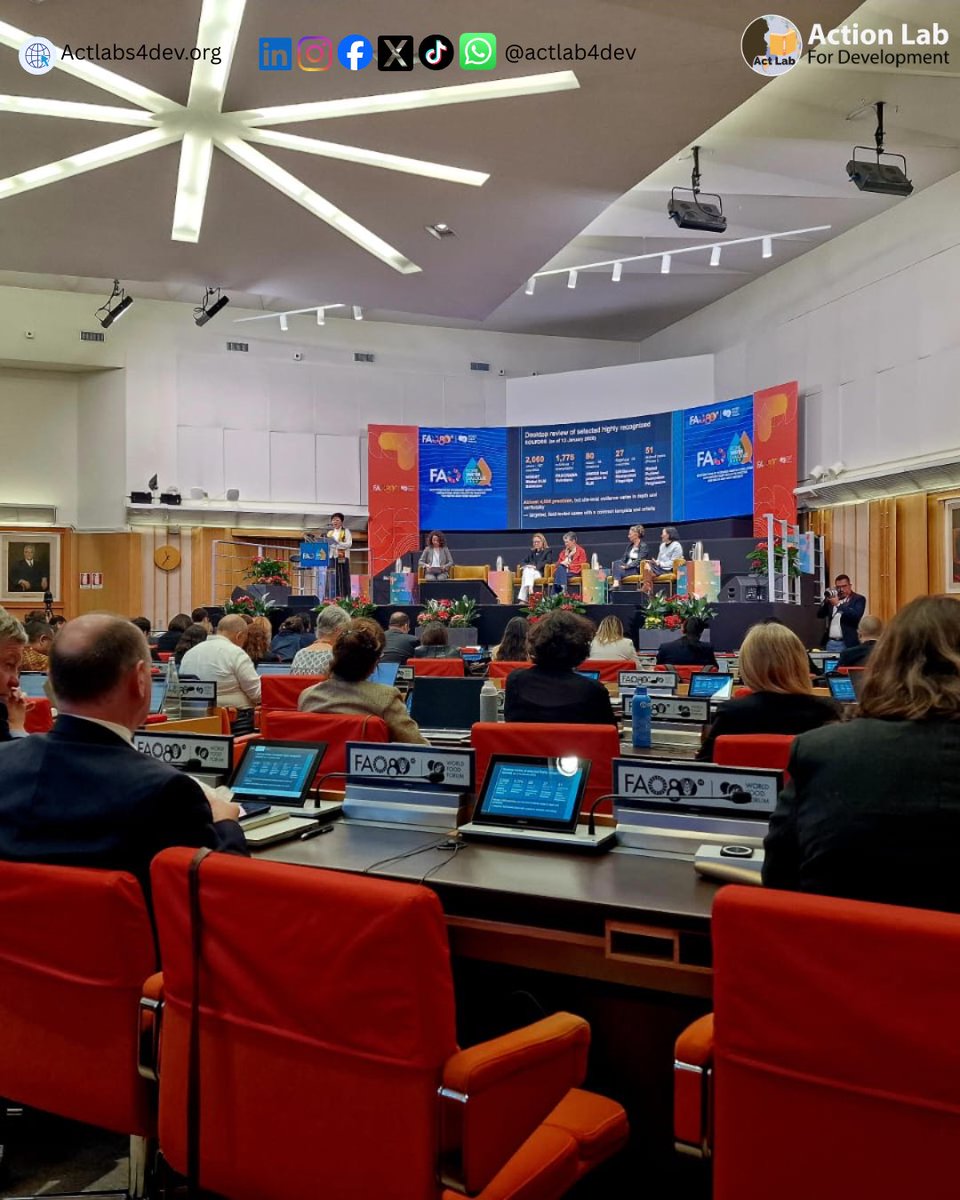 ActLab4Dev's tweet photo. It’s Day One of the 2026 World Food Forum and Rome Water Dialogue! #ACTLAB #RomeWaterDialogue #Delegate https://t.co/8sFpdOckZV