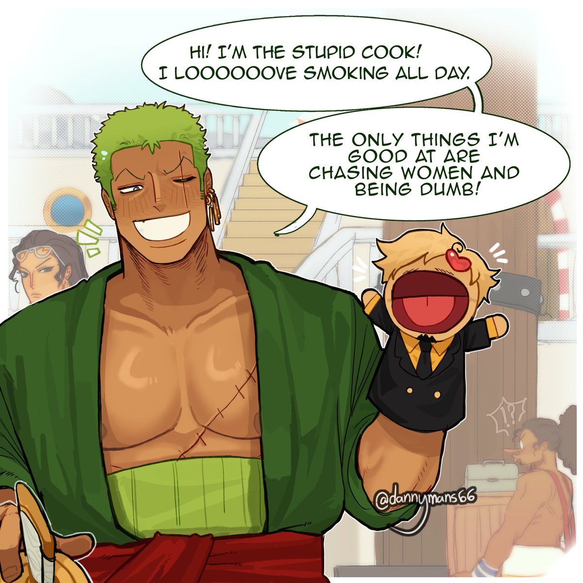 Dannymans66's tweet photo. Little puppet cook #ONEPIECE〜 https://t.co/dkl4EV6uTr