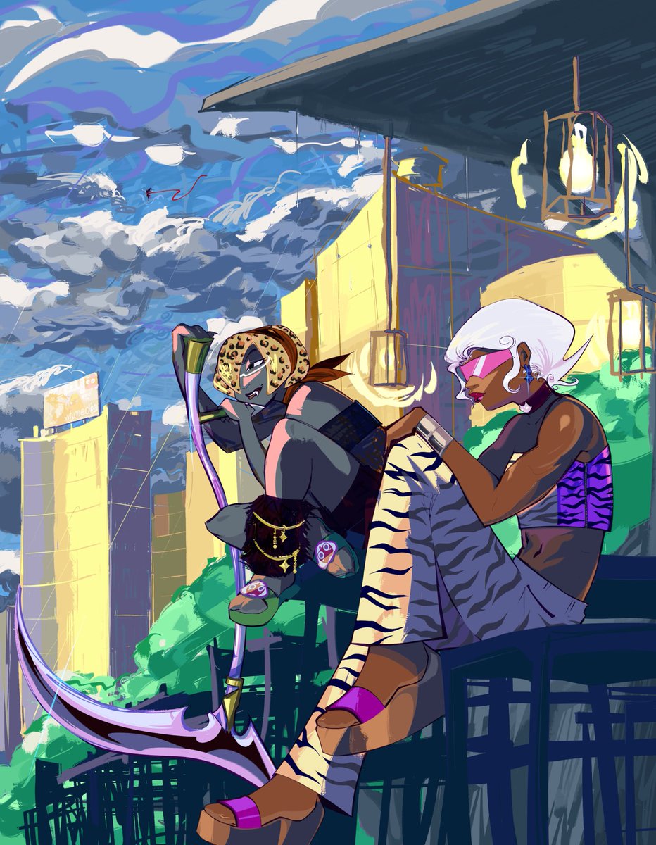 homestuck's tweet photo. August Patreon Illustration🌤️ https://t.co/dNVEciOY6m