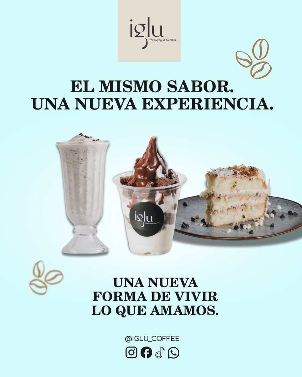 opusagencyec's tweet photo. El mismo sabor que amas, elevado a una nueva experiencia visual y sensorial.

Helado de yogur artesanal, toppings seleccionados, desayunos y cafetería de especialidad diseñados para quienes exigen calidad sin excepciones.

#IgluCoffee #FrozenYogurt #CafeteriaIbarra #IbarraEcuador https://t.co/5sp4BYA4hh