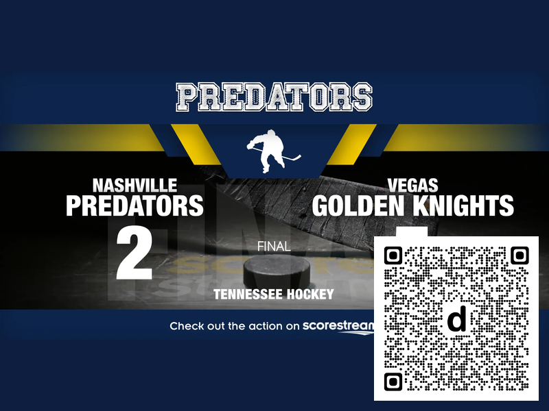 DicksonSource's tweet photo. Golden Knights Pull Away From Predators in 5-2 Win at Bridgestone Arena dicksoncountysource.​com/golden-knights-pull-away-from-predators-in-5-2-win-at-bridgestone-arena/ https://t.co/lTwB8fpNwm