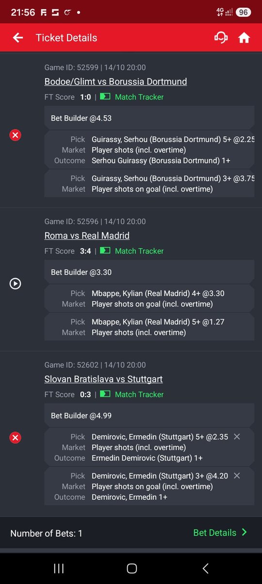 pottyjay's tweet photo. @Obongbillion Refund my money @SportyBet. Guirassy and Demirovic didn't start https://t.co/wdsvdyKUm0