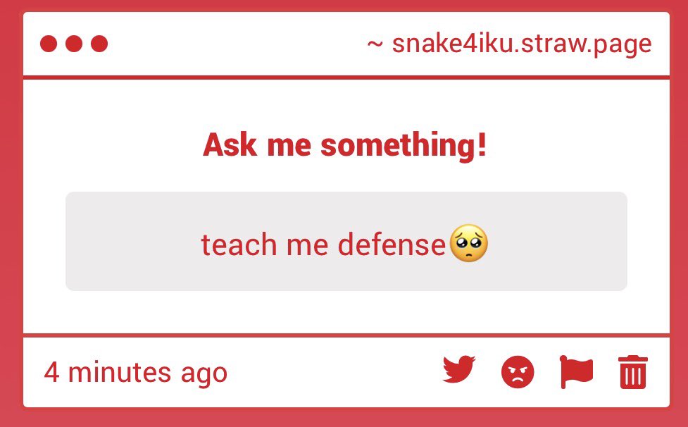 snake4iku's tweet photo. sure why not, who’s asking ? ☺️ https://t.co/F5f0aKxbSm