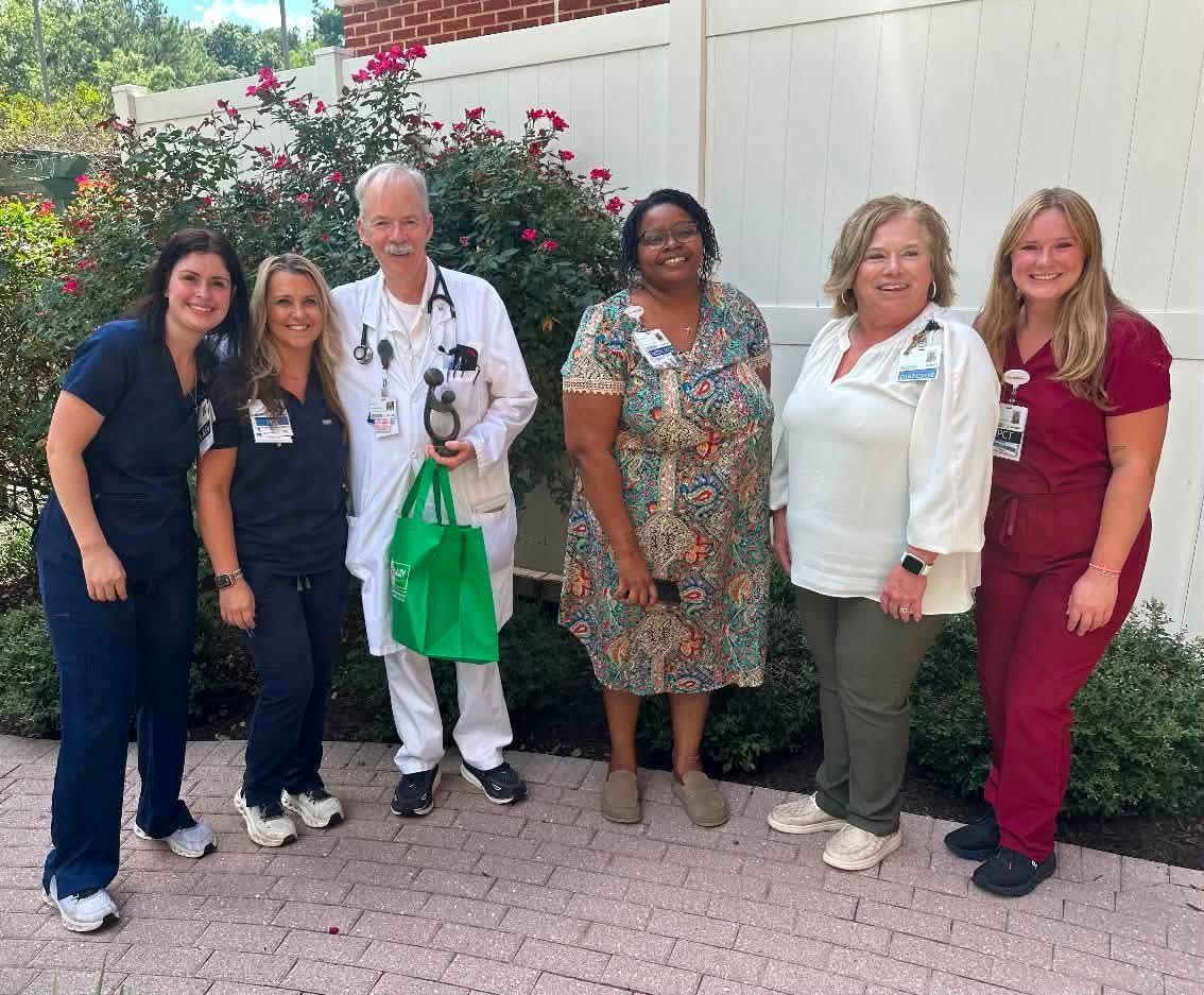 sentarahealth's tweet photo. "The world is a better place with Alan in it." 💙

Congratulations to Alan Briley, RN, of Sentara Halifax Regional Hospital, on receiving a #DAISYAward! 🌼 Recognized for his compassion and exceptional care, Alan made one family feel safe and cared for during a difficult time. https://t.co/BMGjapjoyk