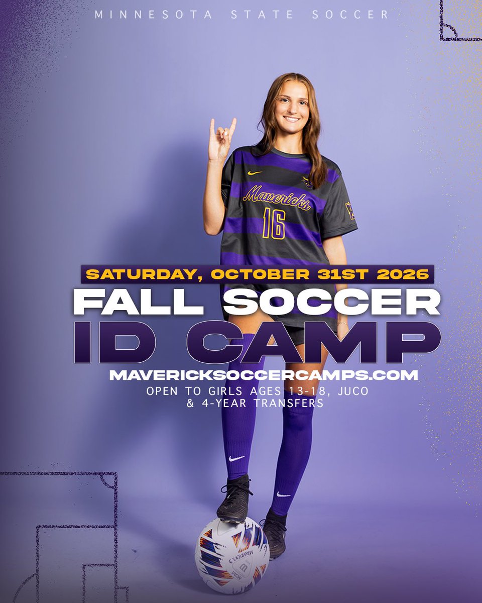 MinnStSoccer's tweet photo. BOO! Just a reminder to make sure you are registered for our October 31st ID Camp! Only a few spots remain!

https://t.co/IrbIr2GXMp https://t.co/G8fvg8WHwo