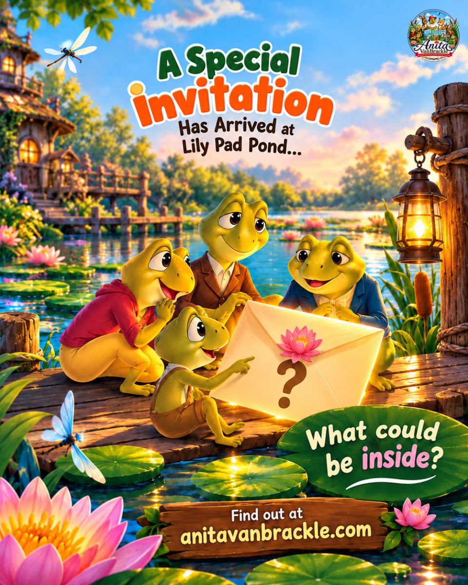 anitavanbrackle's tweet photo. Something Exciting Has Arrived

A mysterious envelope brings the young frogs together and sparks curiosity about the adventure waiting inside.

Discover more at https://t.co/V3lc1uiCmH

#ChildrensBooks #KidsLearning #Storytime #CuriousKids #AnitaVanbrackle https://t.co/eSD741aAU8