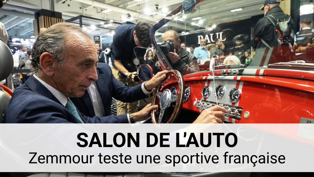 LDCNewsagency's tweet photo. 🔴 SALON DE L'AUTO. Zemmour teste une sportive française @ZemmourEric @ZemmourTV @GenZemmour @Reconquete_off #zemmour #SalonAuto #Innovation #VoitureElectrique #Automobile 
https://t.co/HuoqG7Y5HX https://t.co/mHkH4ZeRi2
