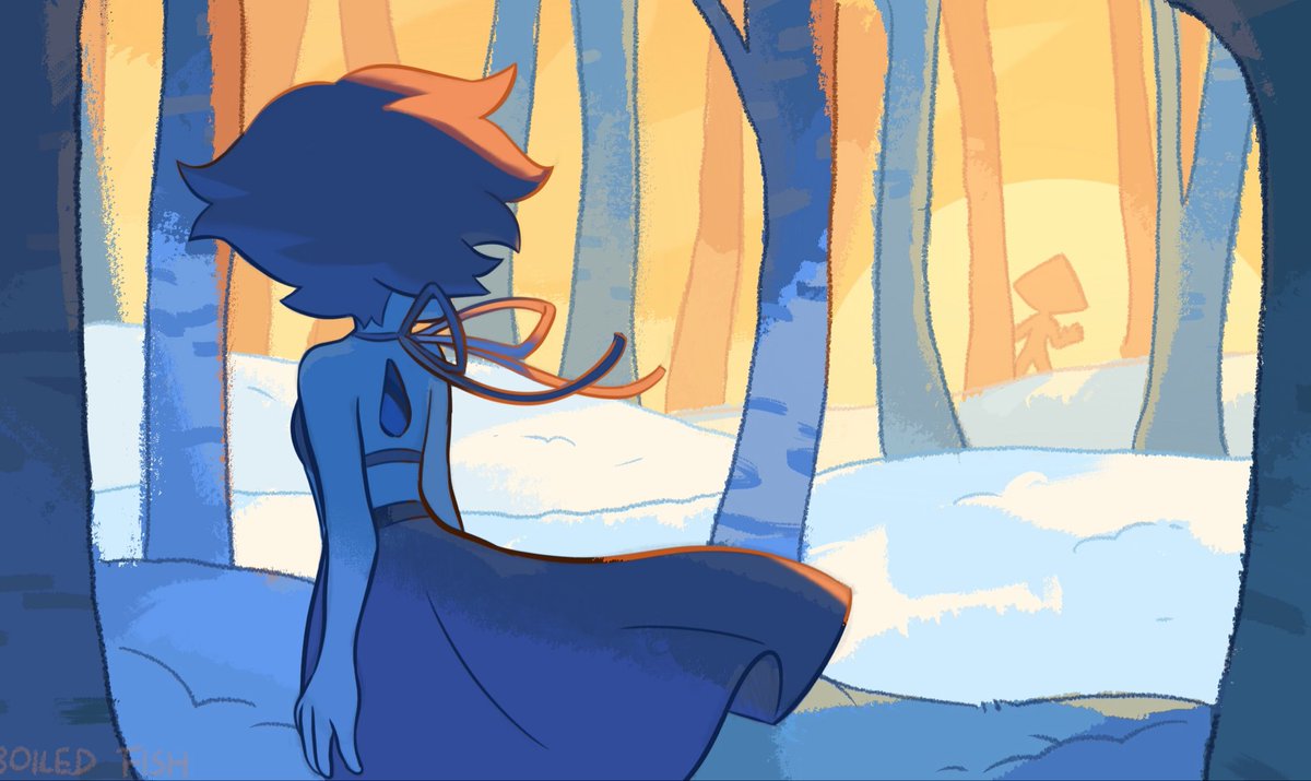 BoiledFish00's tweet photo. #stevenuniverse #su #lapidot #lapislazuli https://t.co/JaPikj3MeL