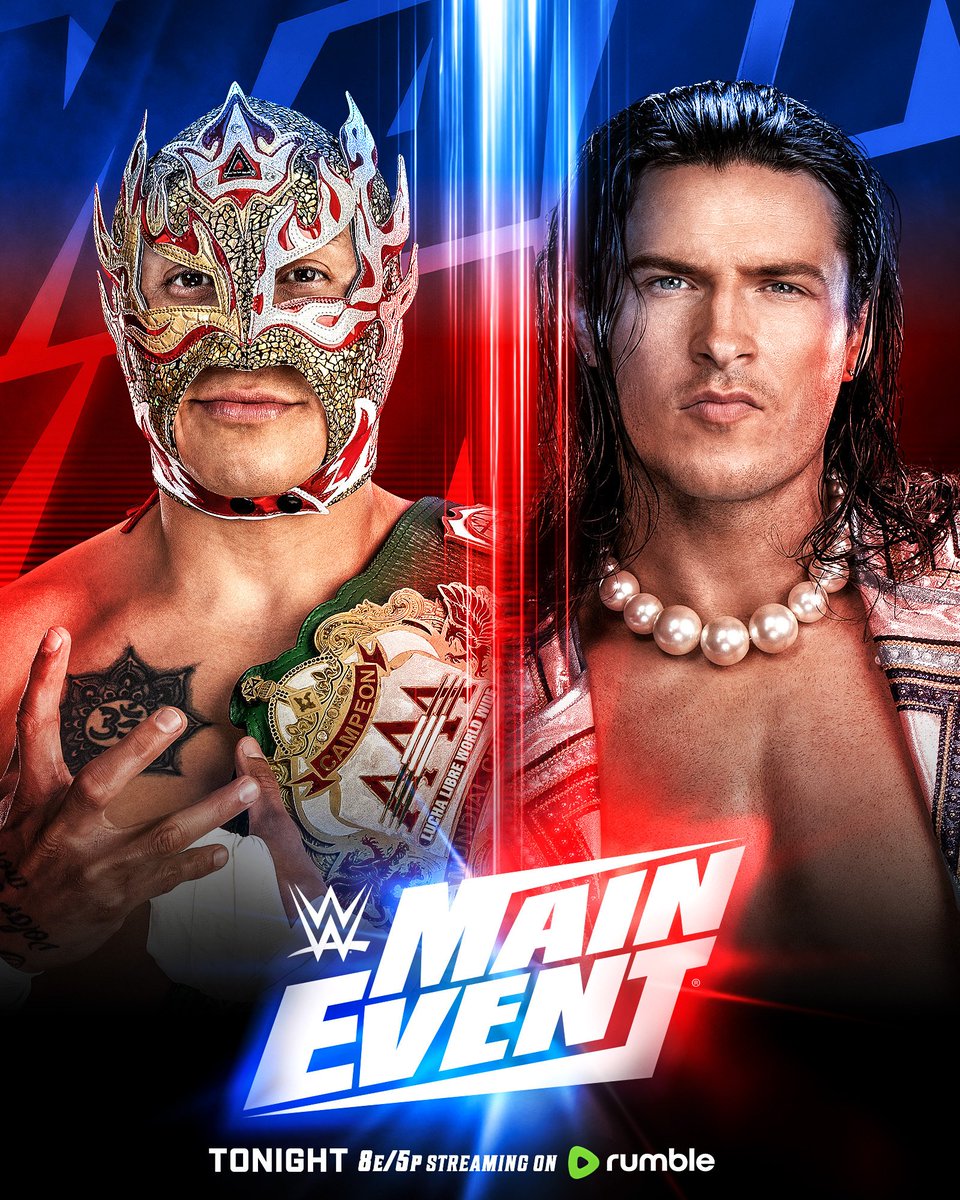 CatchCSF's tweet photo. 🚨 NEWS | WWE

Ce soir le premier épisode de WWE Main Event débarque sur la plateforme Rumble, la carte du show 👇

🔸Dragon Lee 🆚 Austin Theory
🔸Nathan Frazer 🆚 Ricky Saints
🔸Sol Ruca 🆚 Lyra Valkyria
🔸Rey Fenix 🆚 Kit Wilson
———
Mika https://t.co/y0jvtsJgdC