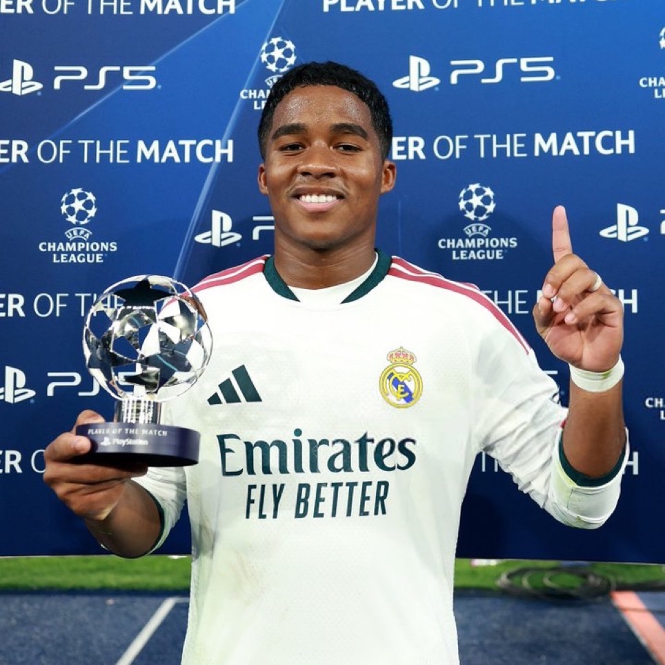 MadridXtra's tweet photo. 🚨 Endrick played ONLY 4 minutes this season.

Today, he scores to help Real Madrid beat Roma. https://t.co/NpsnVtVV7O