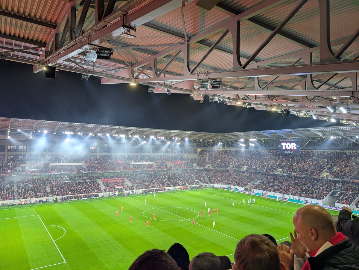 Schorsch92's tweet photo. #MatchDay heute empfängt der @scfreiburg , zum Auftakt der @Conf_League Liga Phase, den @FKJablonec im #MooswaldStadion in Freiburg #SCFFKJ https://t.co/ulVeWwXqCP