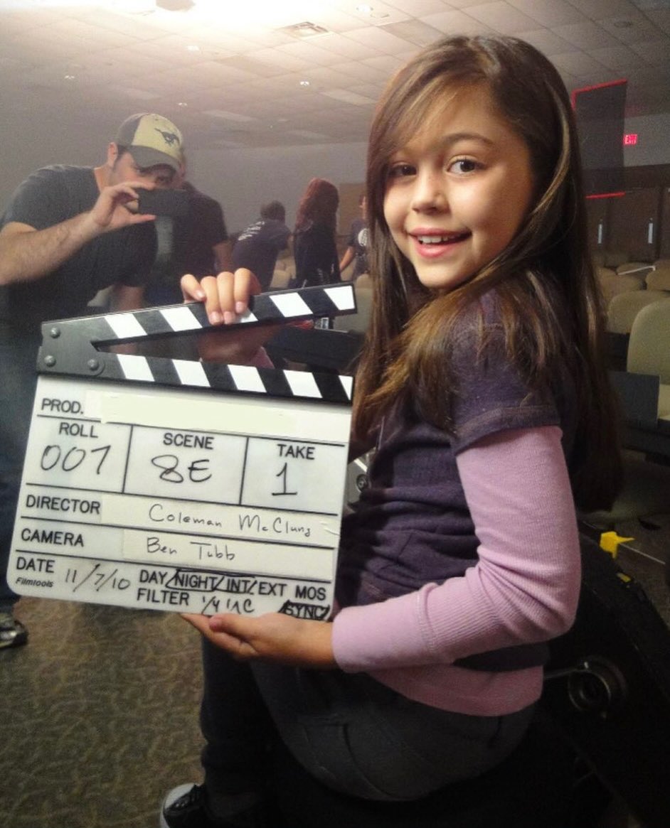 mikaabdallad's tweet photo. Baby Mika Abdalla filming her very first short film “Departure” when she was 10 🥹 If only she knew everything she would achieve! https://t.co/CqYfMRfFTE