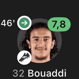 RisingStarXI's tweet photo. 🇲🇦⭐️ 𝐀𝐘𝐘𝐎𝐔𝐁 𝐁𝐎𝐔𝐀𝐃𝐃𝐈 (𝟏𝟖) against PSG: 

• 1 ASSIST
• 2 Chances Created
• 47 Touches
• 10 Line-Breaking Passes
• 100% Ground Duels Won
• 8 Recoveries 
• 37 / 40 Accurate Passes

𝐃𝐄𝐒𝐓𝐈𝐍𝐄𝐃 𝐅𝐎𝐑 𝐆𝐑𝐄𝐀𝐓𝐍𝐄𝐒𝐒. ✨ https://t.co/Gn9CtdKktX