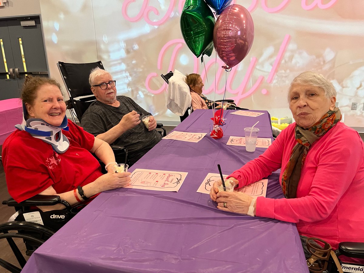 GurwinJewish's tweet photo. Our residents at the #Gurwin Jewish Nursing &amp; Rehabilitation Center celebrated National Dessert Day with a delicious sampling of sweet treats! 

#NationalDessertDay #SkilledNursing #Rehabilitation #NursingHome #BestNursingHome #SeniorCare #ResidentLife #LifeAtGurwin #Commack https://t.co/xfp3AcU5yl