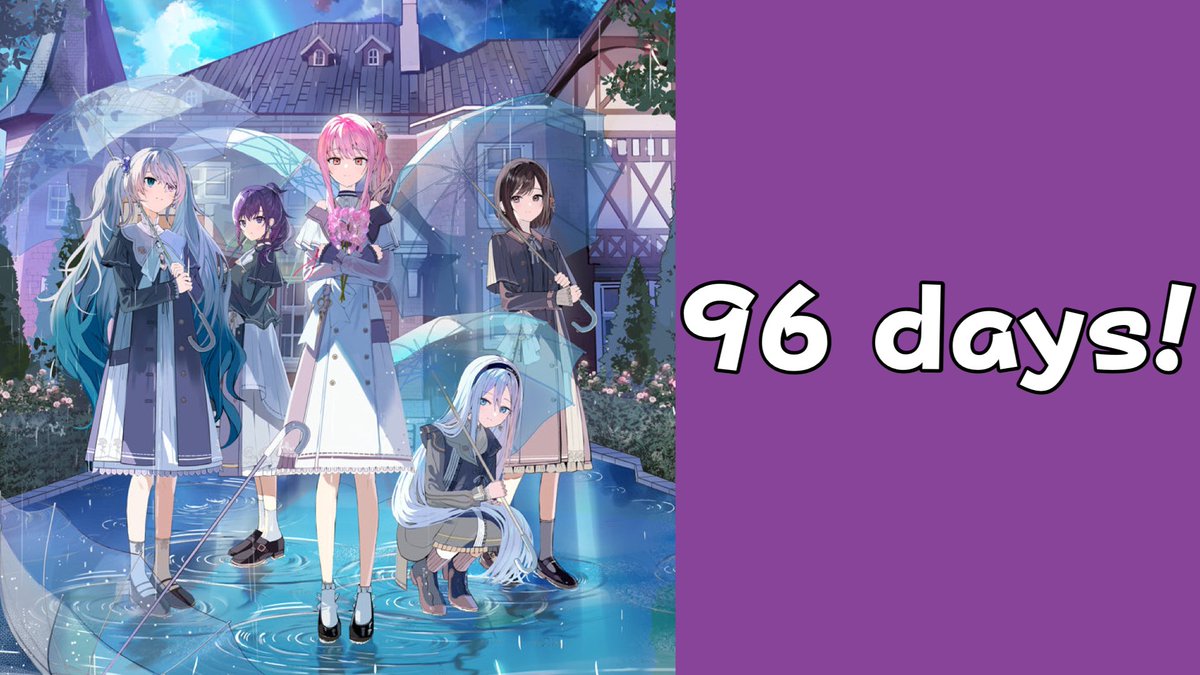 countdown_prsk's tweet photo. 5 days until Nightcord at 25:00’s thirteenth single!
82 days until MORE MORE JUMP’s fourteenth single!
96 days until Nightcord at 25:00’s fourteenth single!
110 days until Wonderlands×Showtime's fourteenth single! https://t.co/CbMNsCUvLO