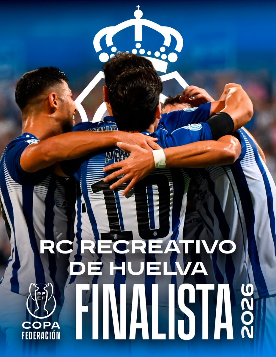 rfef's tweet photo. 🏁 ¡El decano del fútbol español estará en la final de la #CopaFederación!

▫️@recreoficial - @CDANavalcarnero | 2-2 | Penaltis: 5-3

🔝 ¡Enhorabuena, @recreoficial! https://t.co/8FCvRDiny9
