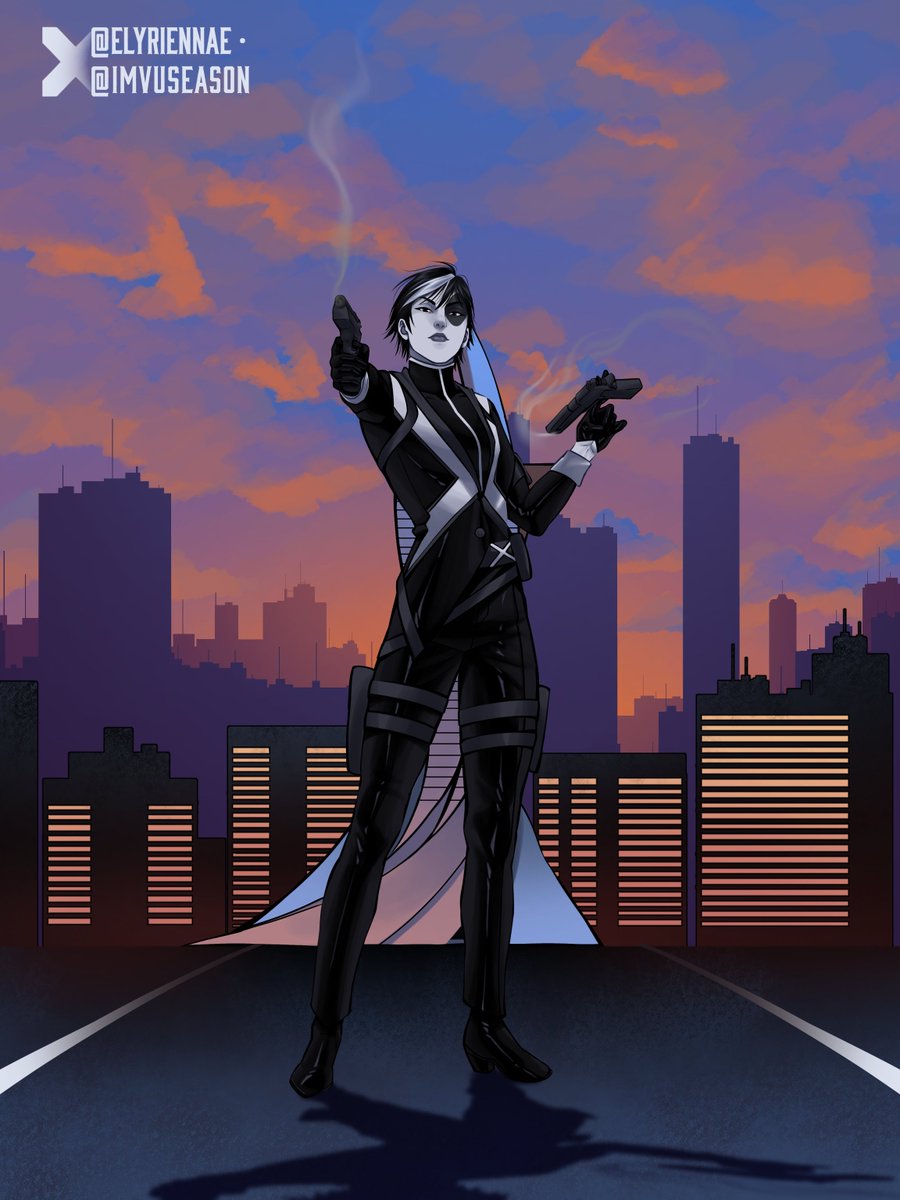lostcanvaslover's tweet photo. Neena Thurman A.K.A Domino

#marvel #xmen #xspoilers #fanart #artwork #digitalart #comics #Domino https://t.co/t9YKNLBNGz