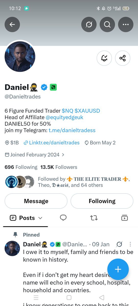 RAHMAN__fx's tweet photo. @joshua_458 @Danieltrades @berkayglife @EquityEdgeUK All task done ✅ 

God bless you boss

You are the best, More wins, More profit!!

God bless you 🙏💙 https://t.co/w3XsK6qe47