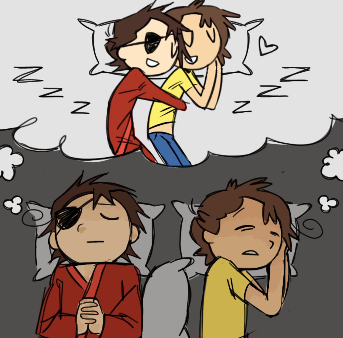 yolkotterpup's tweet photo. sweet dreams #mortycest https://t.co/uUx01daxYG