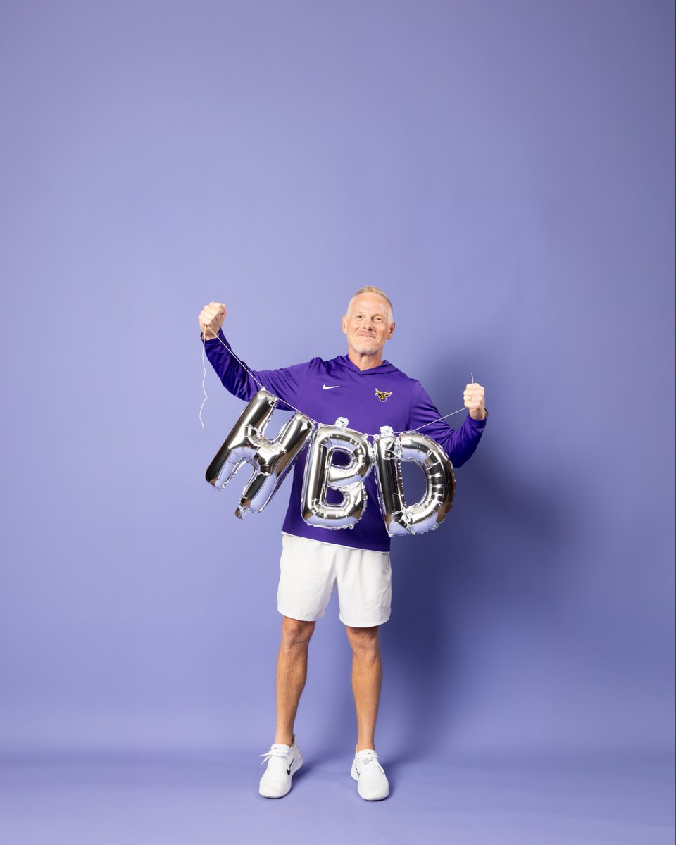 MinnStSoccer's tweet photo. Happy birthday, Coach Bahl! 💜 https://t.co/SQmIEYD8fP